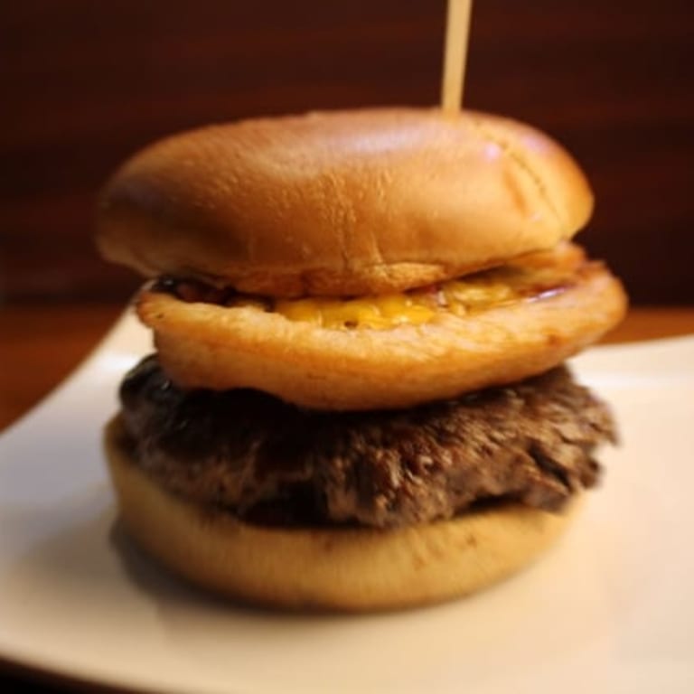 Try Adventurous Bullseye Cowboy Burger in McNeal